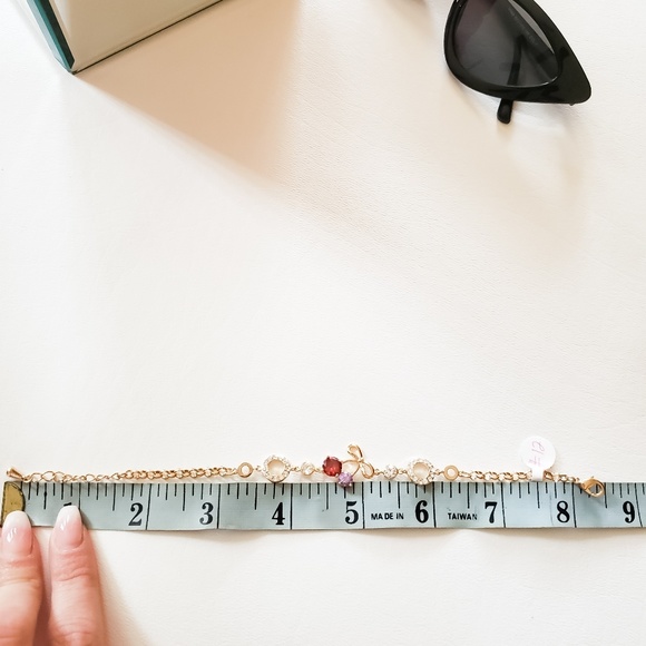 Fashion jewelry 18k gold plated cherry bracelet - Picture 3 of 4